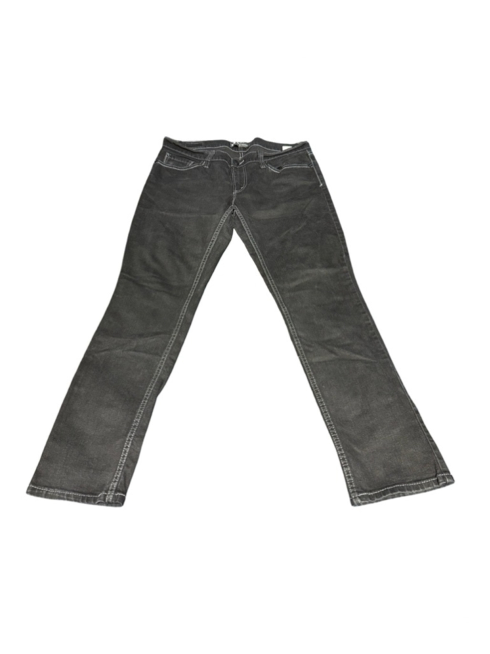 Women's Levi's Black 524 Too Superlow Boot Cut Jeans Size 28 #792